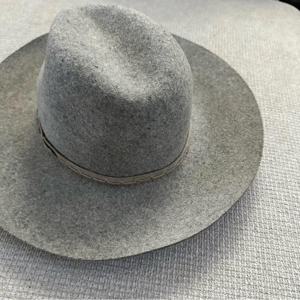 Rag & Bone grey beige wool hat size small